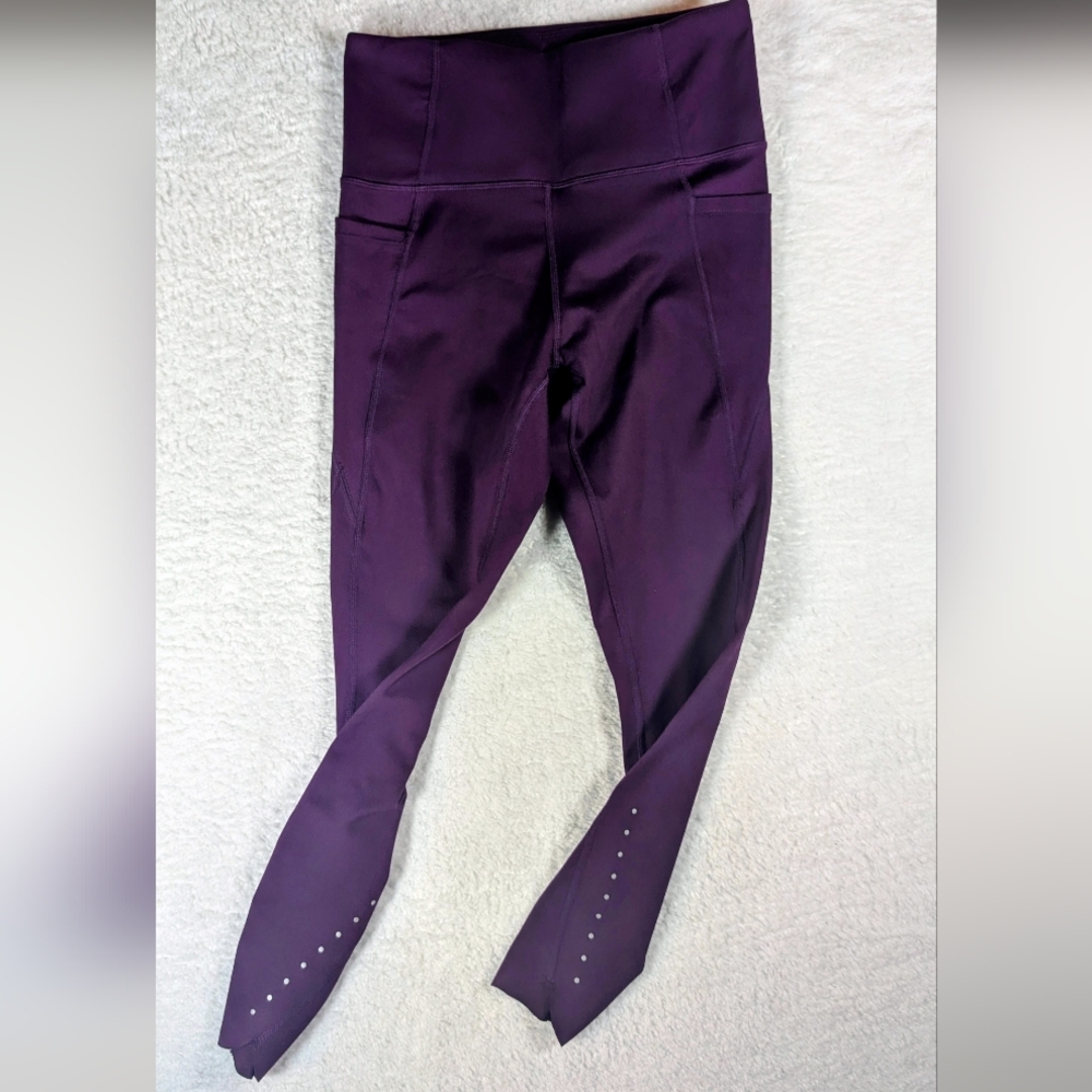 31-Danskin Purple High-Waisted Leggings